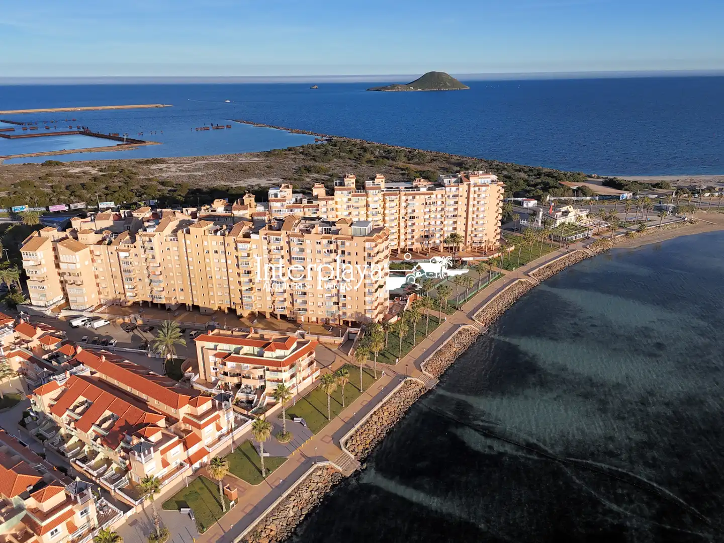 Außenansicht von Maisonette zum Verkauf in La Manga del Mar Menor mit Klimaanlage, Möbliert und Gemeinschaftspool
