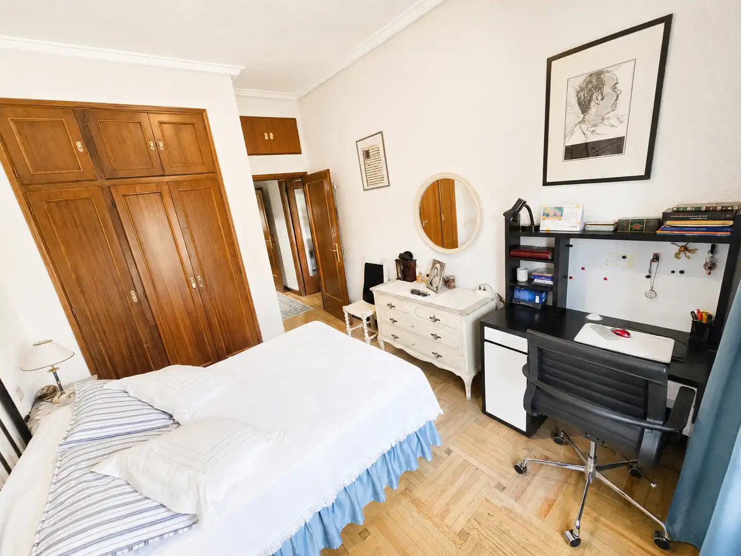 Bedroom of Flat for sale in Madrid  with Air Conditioner, Heating and Terrace