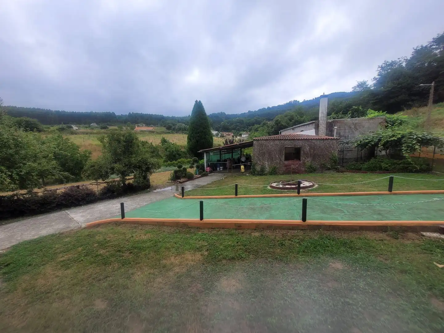 Jardí de Casa o xalet en venda en A Estrada  amb Jardí privat, Traster i Piscina