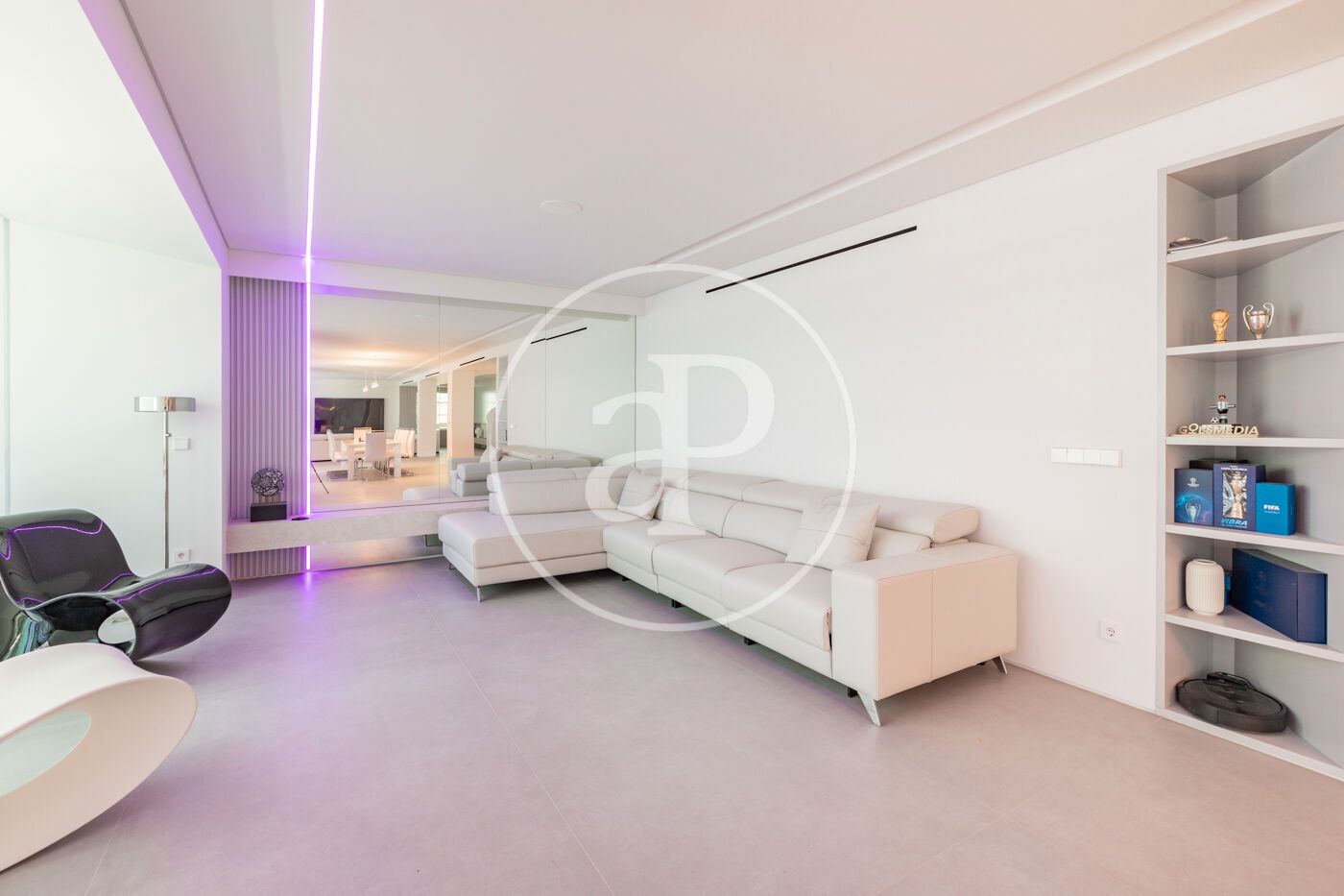 Living room of Attic for sale in  Madrid Capital  with Air Conditioner, Heating and Terrace