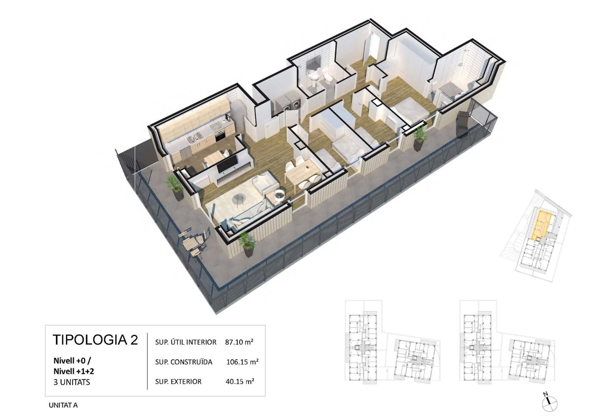 Flat for sale in Avinguda d'Aragó, 10, Camps Blancs