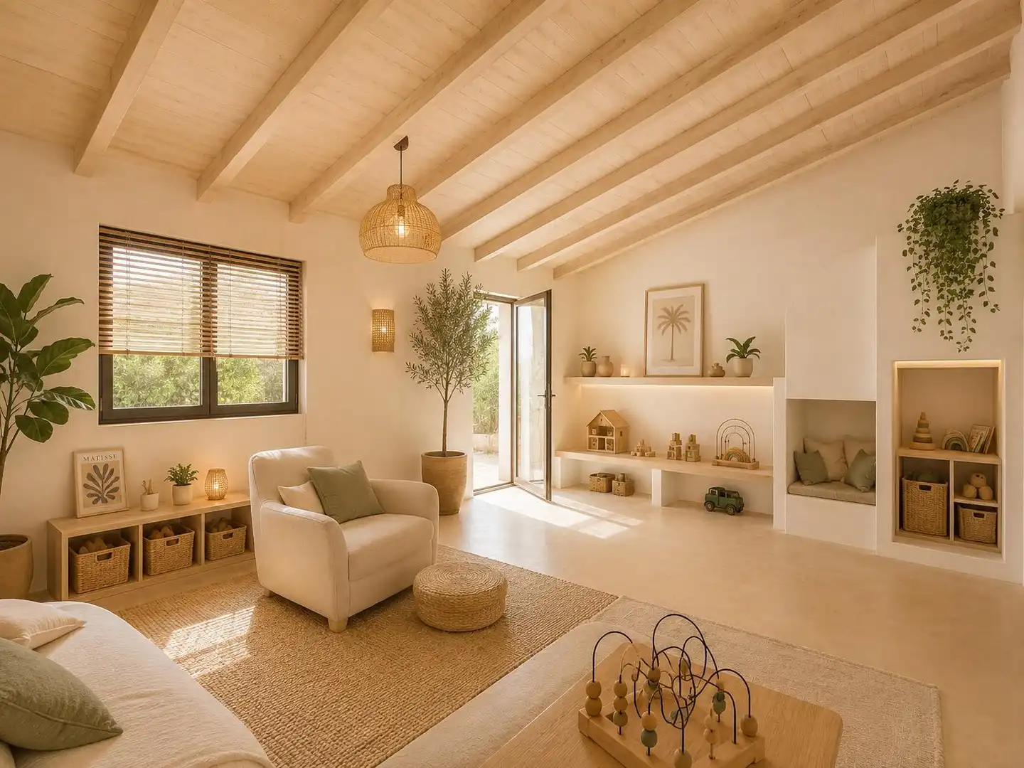 Living room of Houses for sale in Dénia  with Air Conditioner, Private garden and Terrace