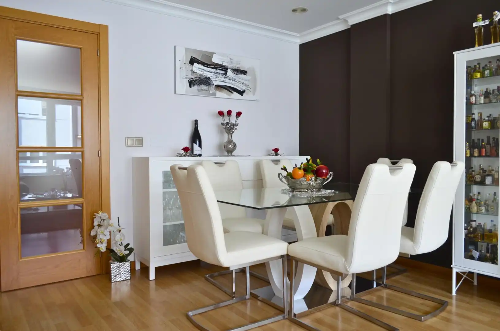 Dining room of Flat for sale in Carballo  with Heating, Storage room and Furnished