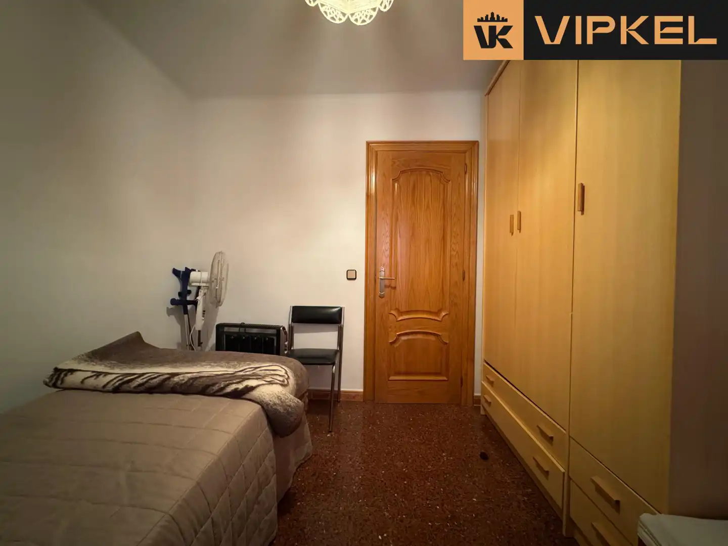 Schlafzimmer von Wohnung zum Verkauf in Cornellà de Llobregat mit Klimaanlage, Heizung und Terrasse