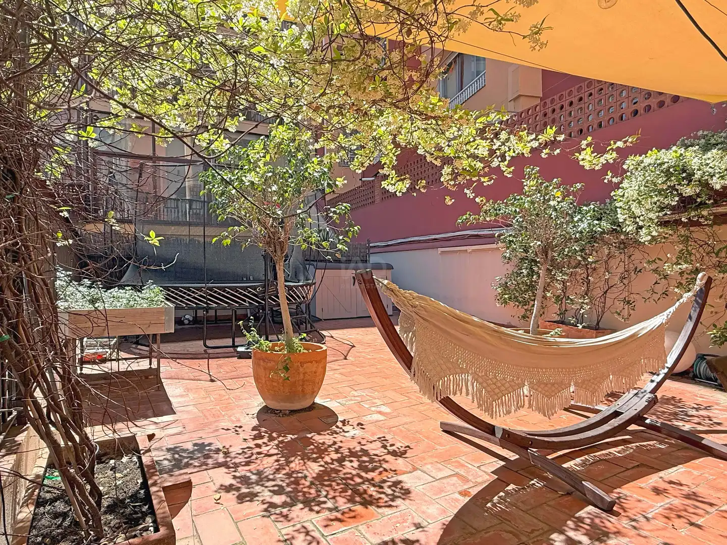 Terraza de Piso de alquiler en Barcelona con Aire acondicionado, Calefacción y Terraza