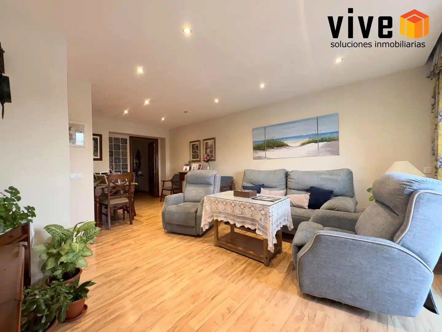 Sala de estar de Piso en venta en Sevilla con Calefacción y Terraza