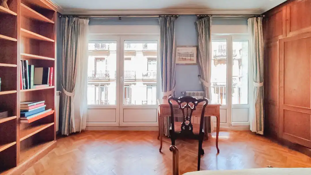 Sala de estar de Piso en venta en Donostia - San Sebastián  con Calefacción, Balcón y Alarma