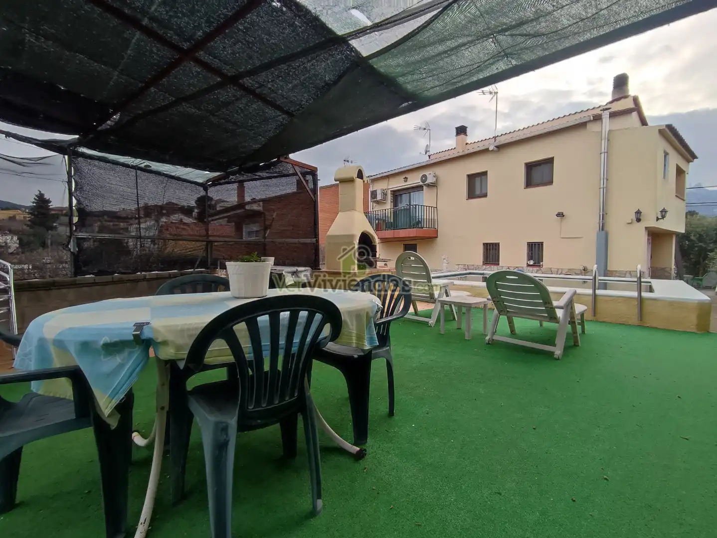 Terrassa de Casa o xalet en venda en Vacarisses amb Aire condicionat, Calefacció i Jardí privat