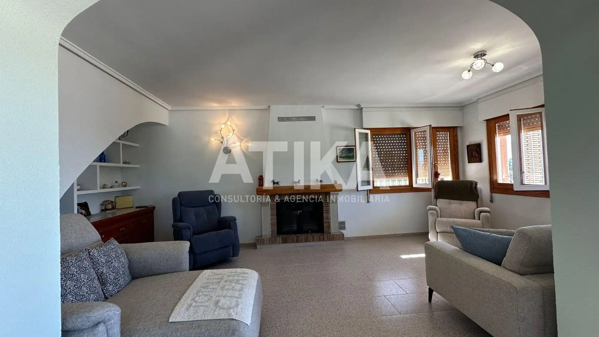 Sala de estar de Casa o chalet en venta en Agullent con Calefacción, Terraza y Trastero