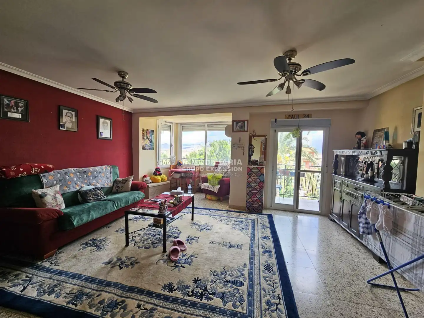 Sala de estar de Piso en venta en Aspe con Aire acondicionado, Calefacción y Terraza