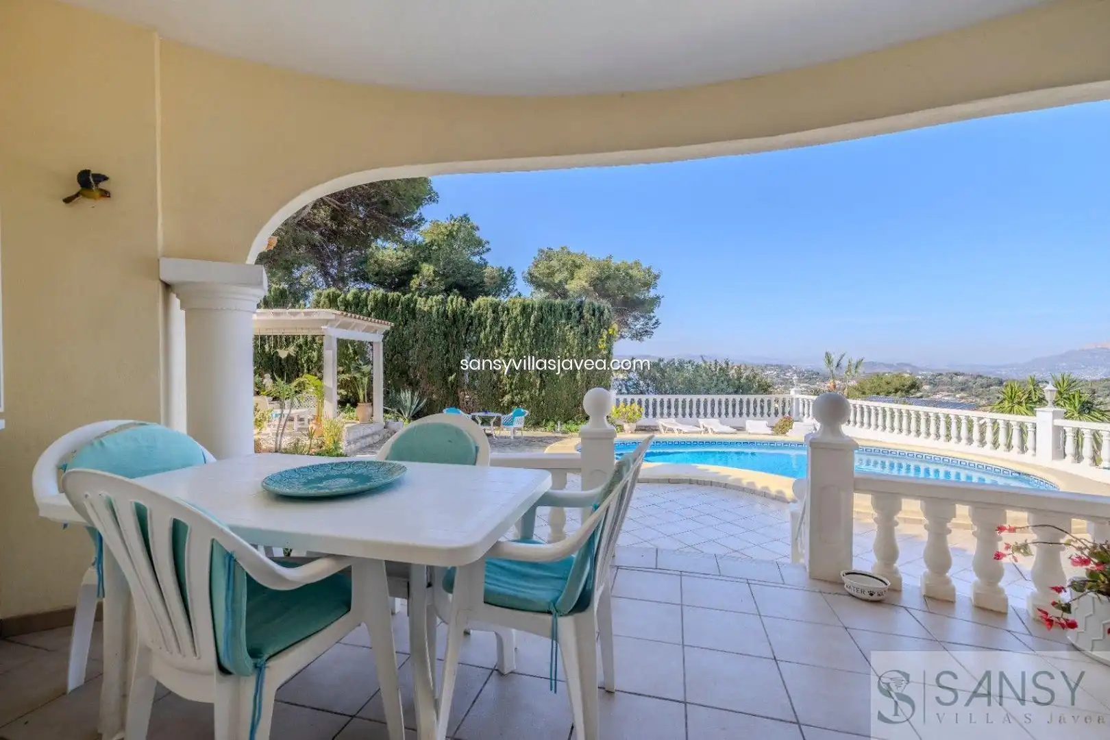 Garden of Houses for sale in Jávea / Xàbia  with Air Conditioner and Storage room
