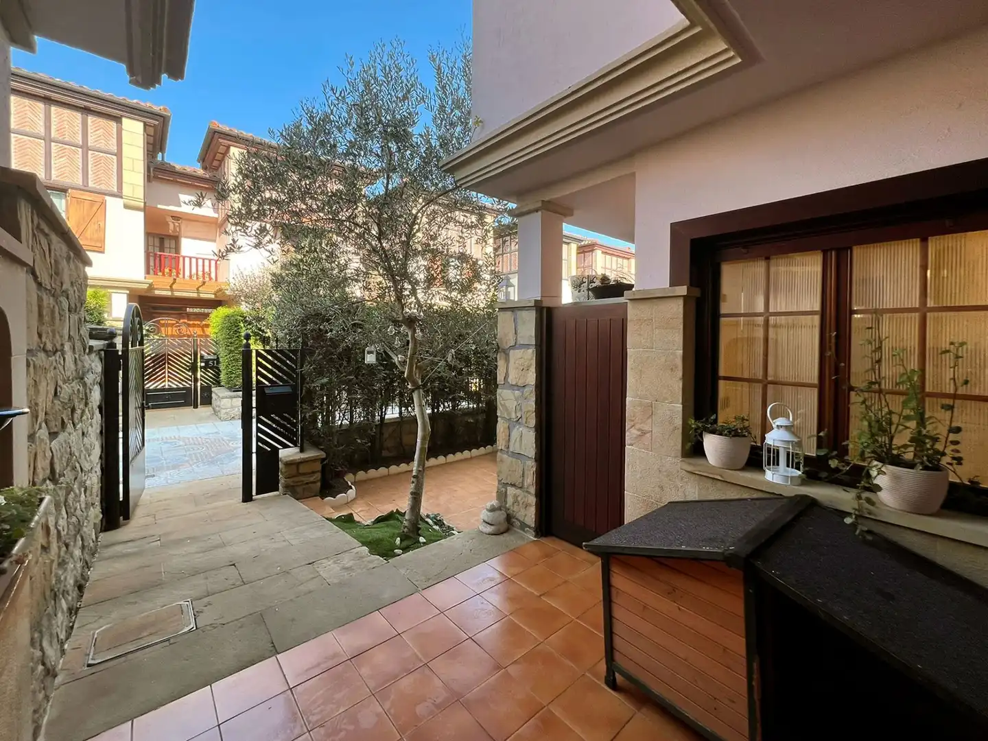 Terraza de Casa adosada en venta en Zarautz con Aire acondicionado, Calefacción y Jardín privado
