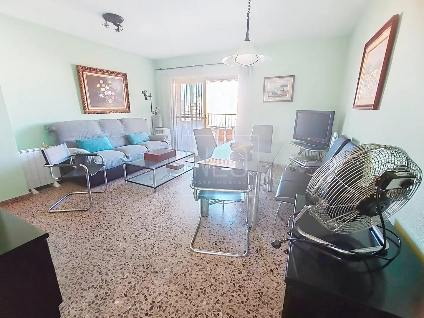 Sala d'estar de Pis en venda en Gandia amb Jardí privat, Terrassa i Traster