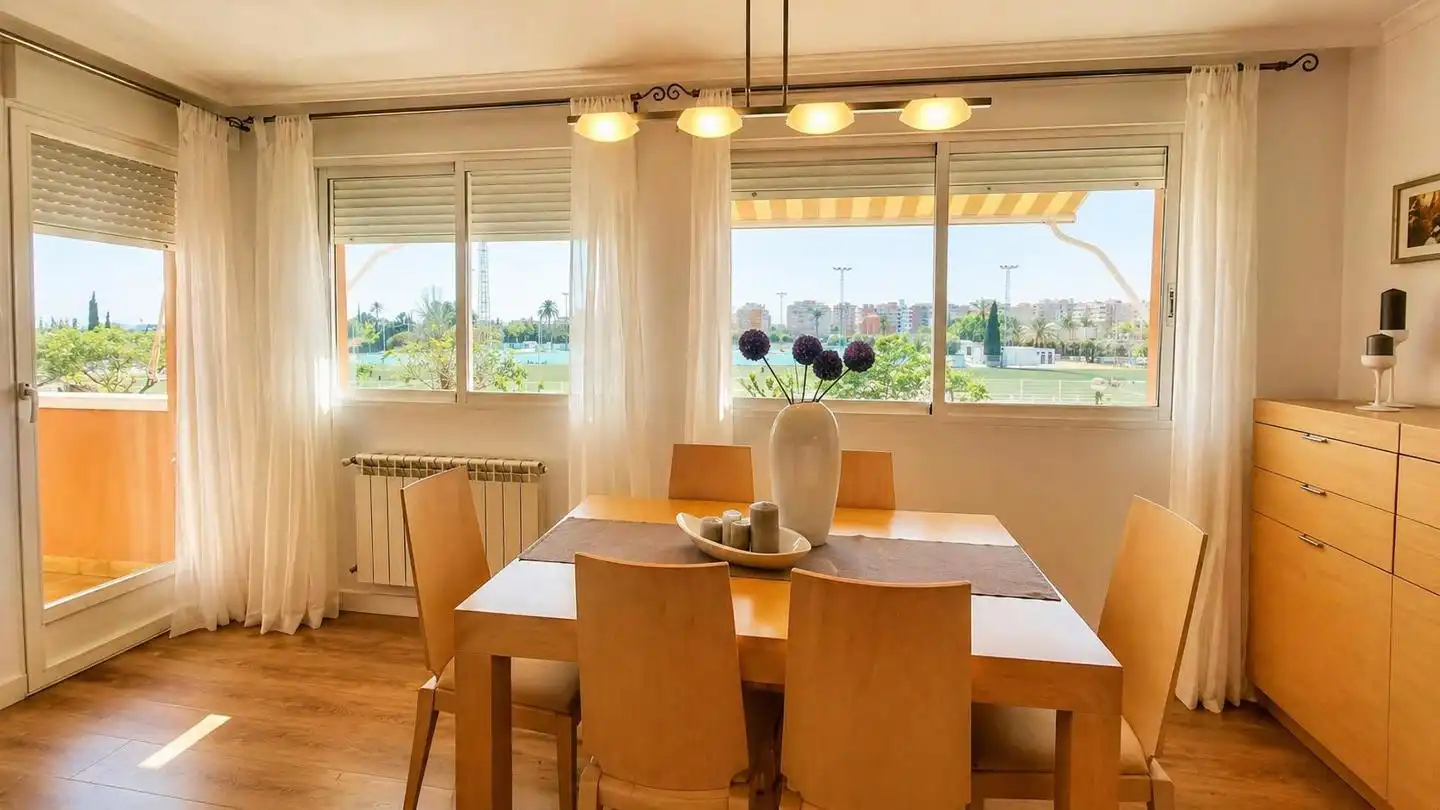 Esszimmer von Wohnung zum Verkauf in Elche / Elx mit Klimaanlage, Balkon und Gemeinschaftspool