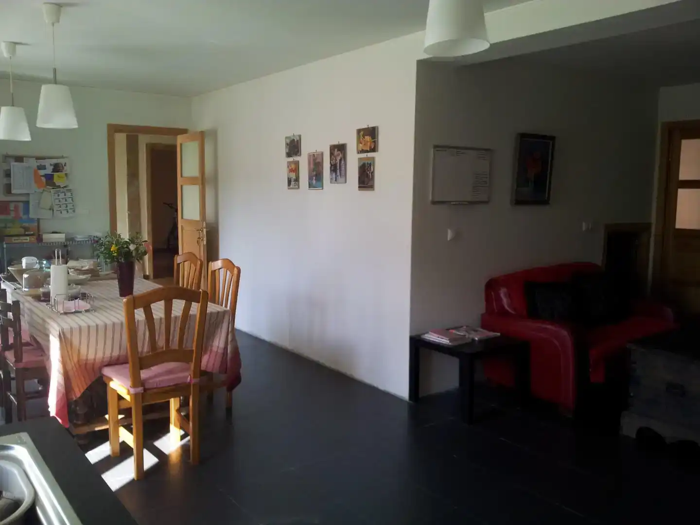 Sala d'estar de Finca rústica en venda en Villadiego amb Jardí privat, Parquet i Balcó