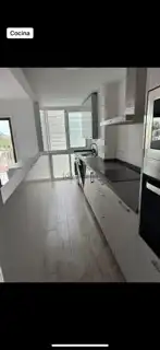 Cocina de Piso de alquiler en Málaga con Terraza, Horno y Lavadora