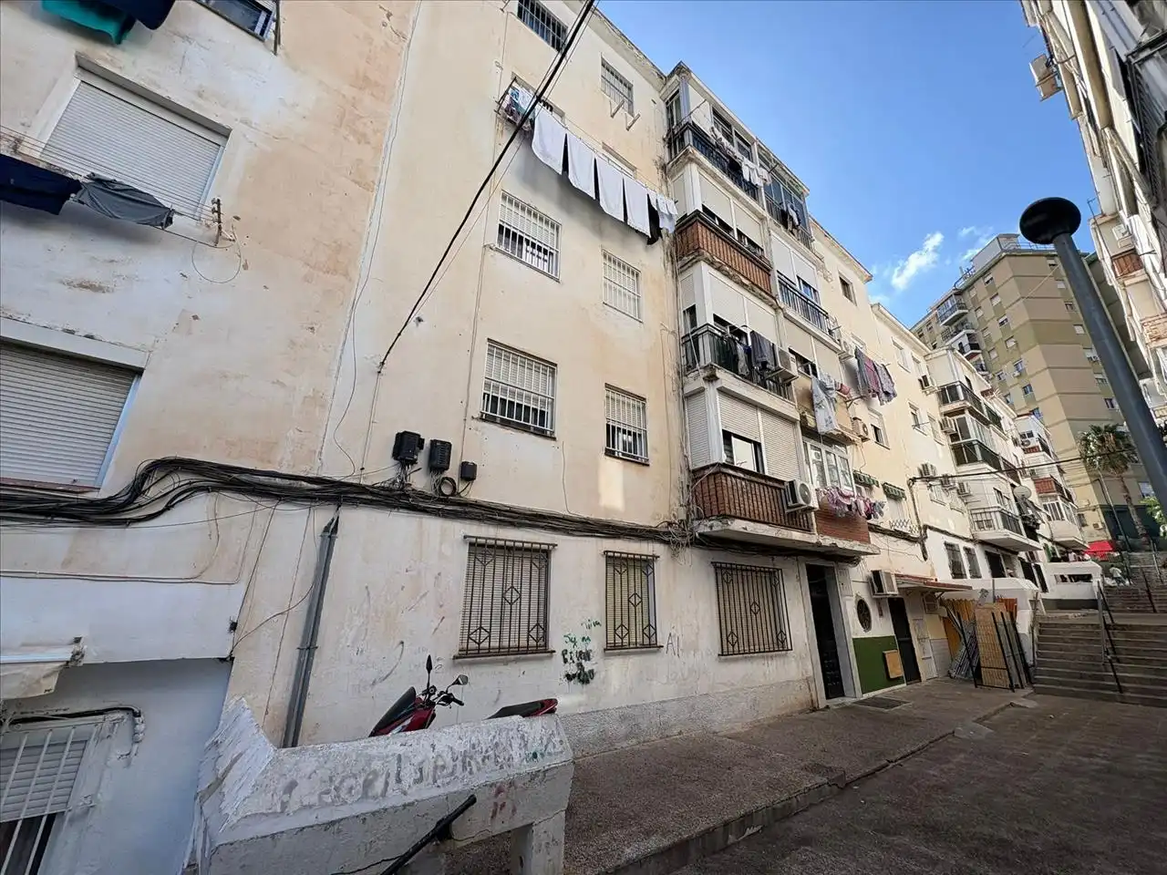 Vista exterior de Piso en venta en Málaga