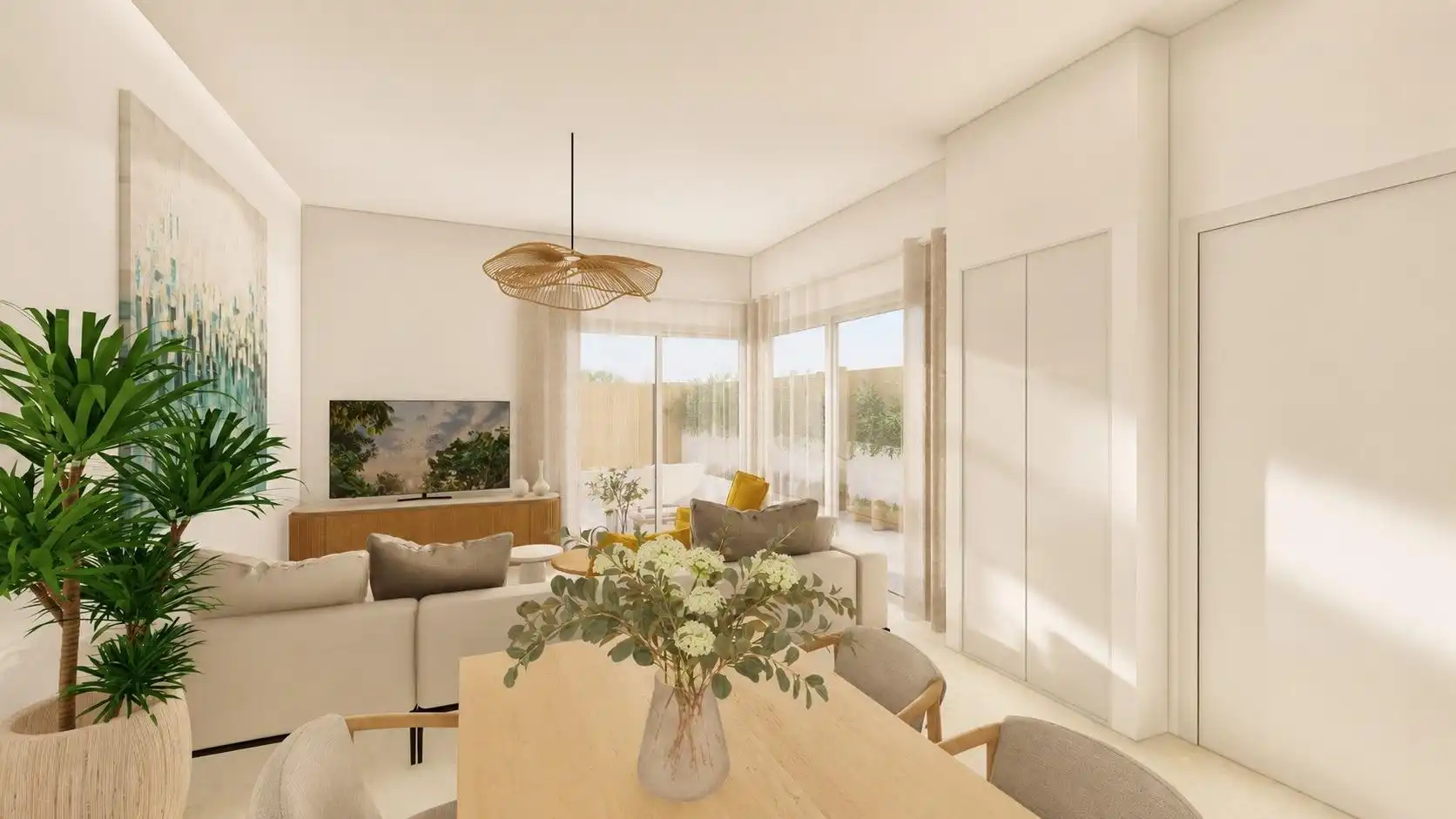 Sala de estar de Casa o chalet en venta en Los Alcázares con Calefacción, Jardín privado y Terraza
