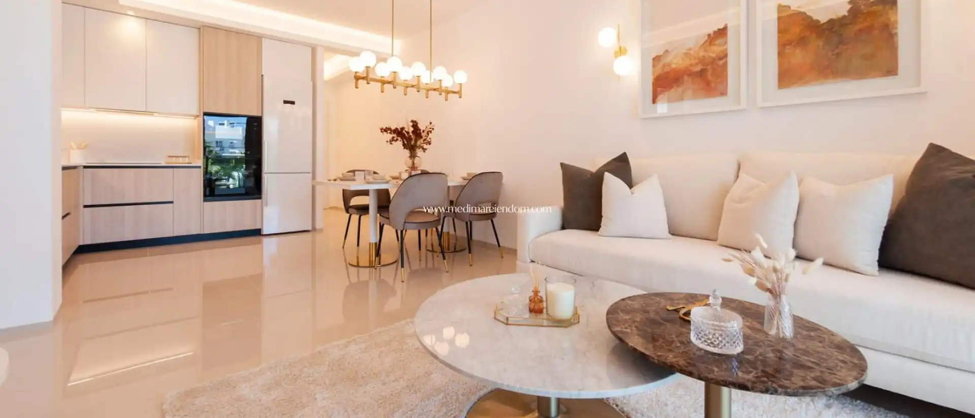 Sala de estar de Piso en venta en Rojales con Aire acondicionado, Calefacción y Jardín privado