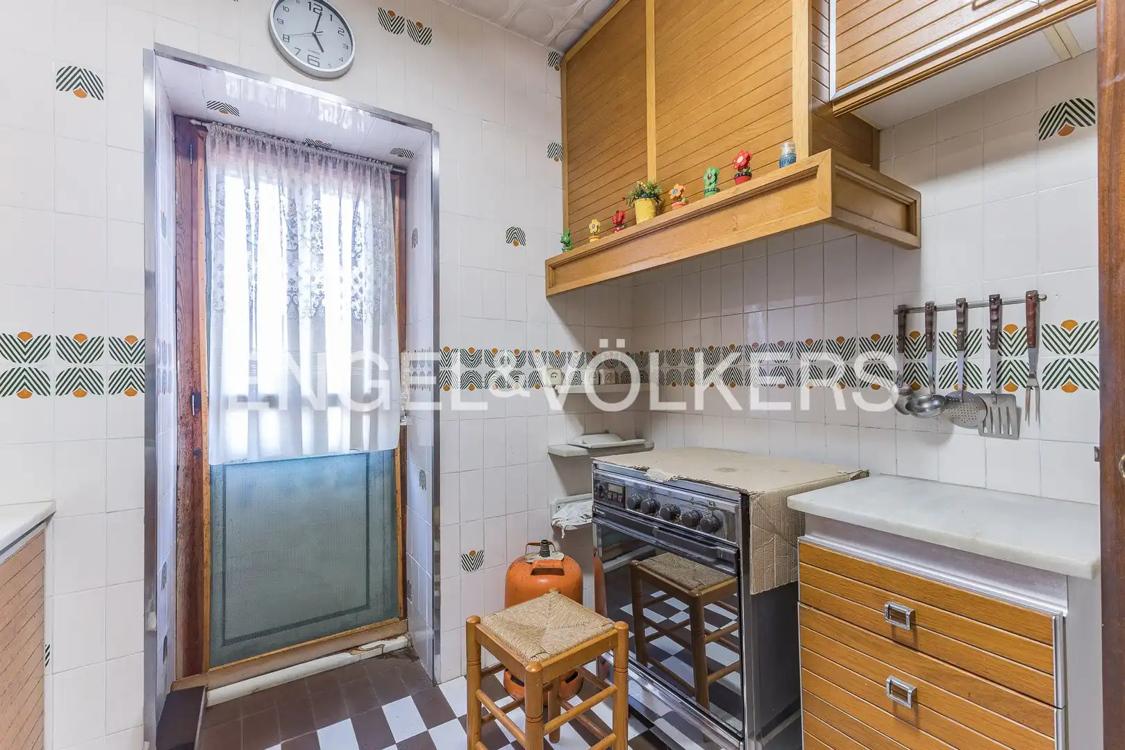 Küche von Country house zum Verkauf in Barcelona mit Heizung, Parkett und Terrasse