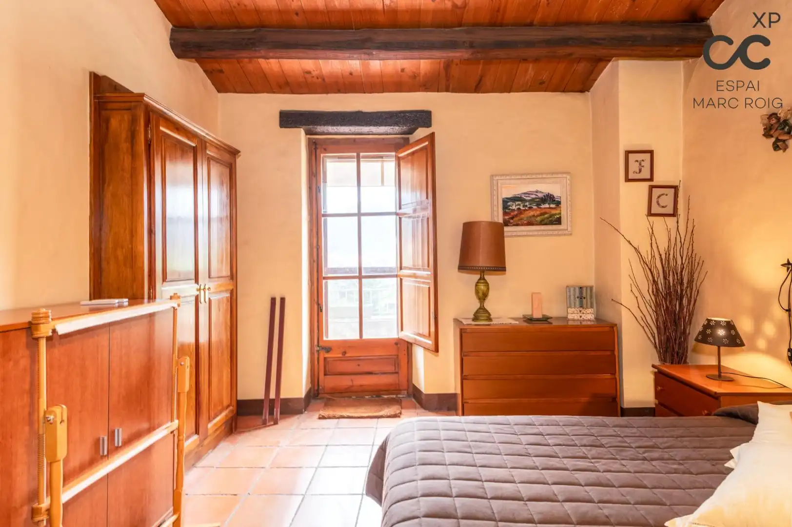 Dormitori de Finca rústica en venda en Boadella i les Escaules amb Calefacció, Jardí privat i Terrassa