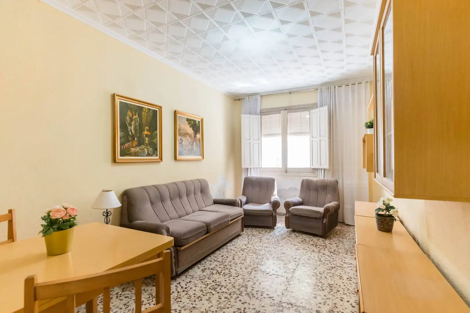 Sala de estar de Piso en venta en Murcia