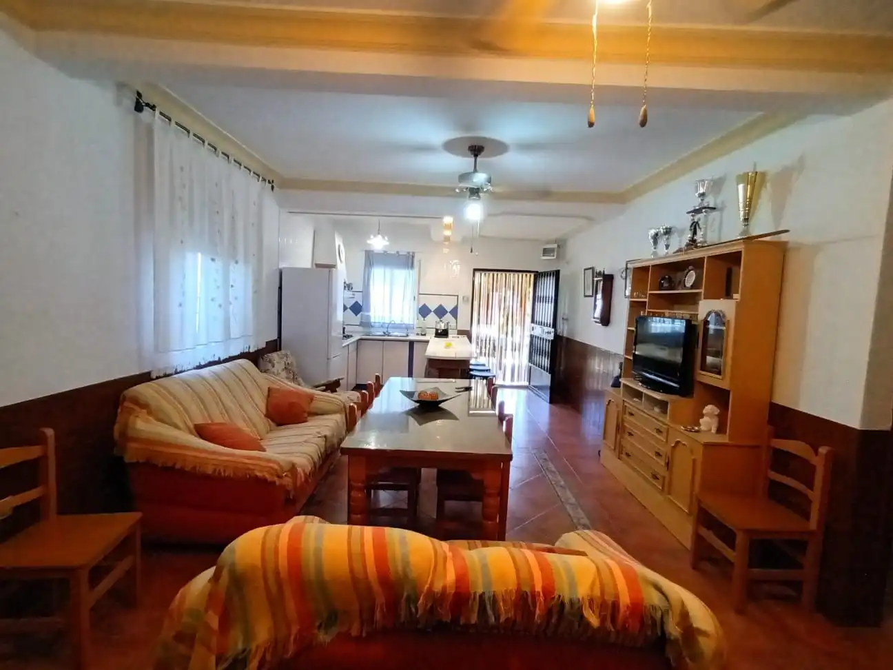 Living room of Houses for sale in Mengíbar  with Air Conditioner, Terrace and Storage room