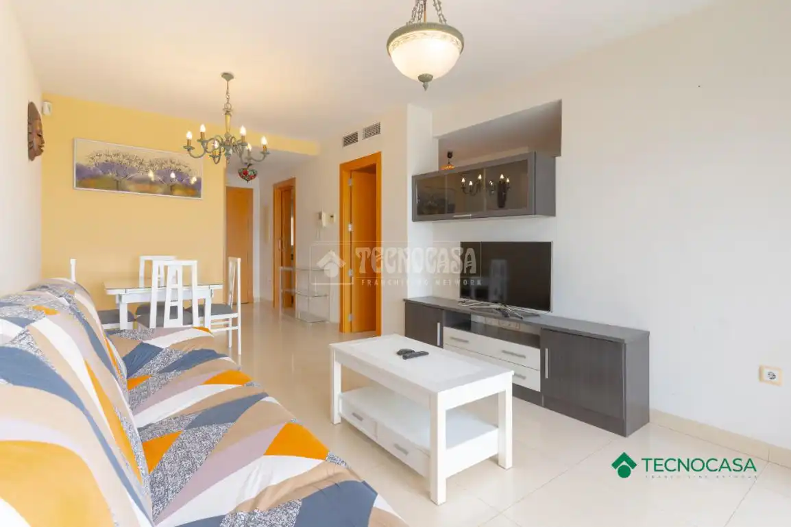 Sala de estar de Piso en venta en Roquetas de Mar con Aire acondicionado y Terraza