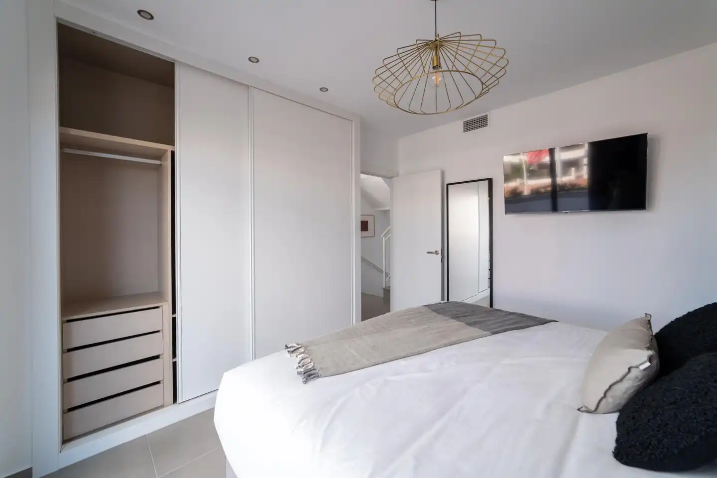 Bedroom of Flat for sale in Pulpí  with Air Conditioner, Terrace and Furnished