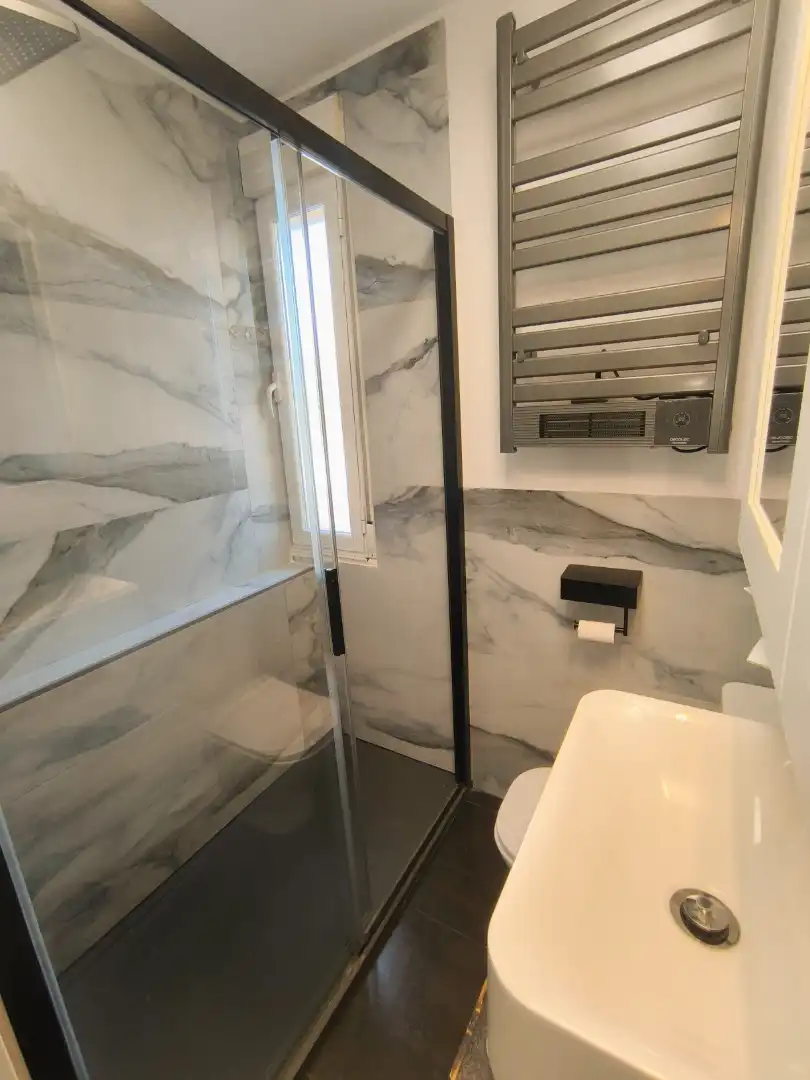 Badezimmer von Wohnung zur Miete in Palencia mit Heizung, Parkett und Terrasse
