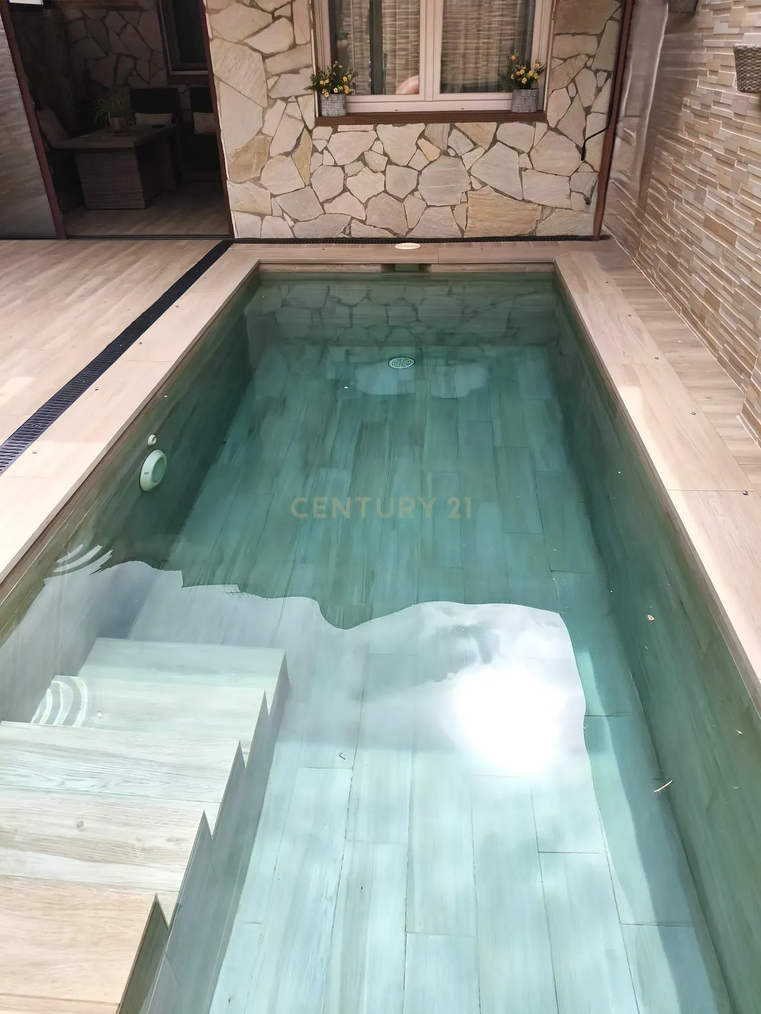 Swimming pool of Single-family semi-detached for sale in San Martín de la Vega  with Air Conditioner, Private garden and Storage room