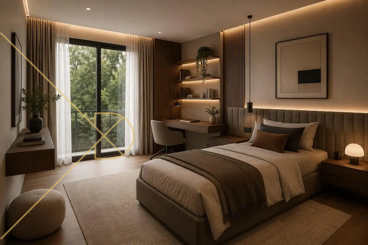 Habitación de Casa o chalet en venta en Esplugues de Llobregat con Aire acondicionado, Calefacción y Jardín privado