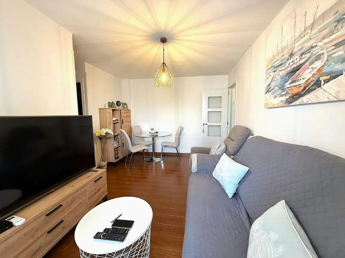 Sala de estar de Piso en venta en Móstoles con Aire acondicionado, Jardín privado y Terraza