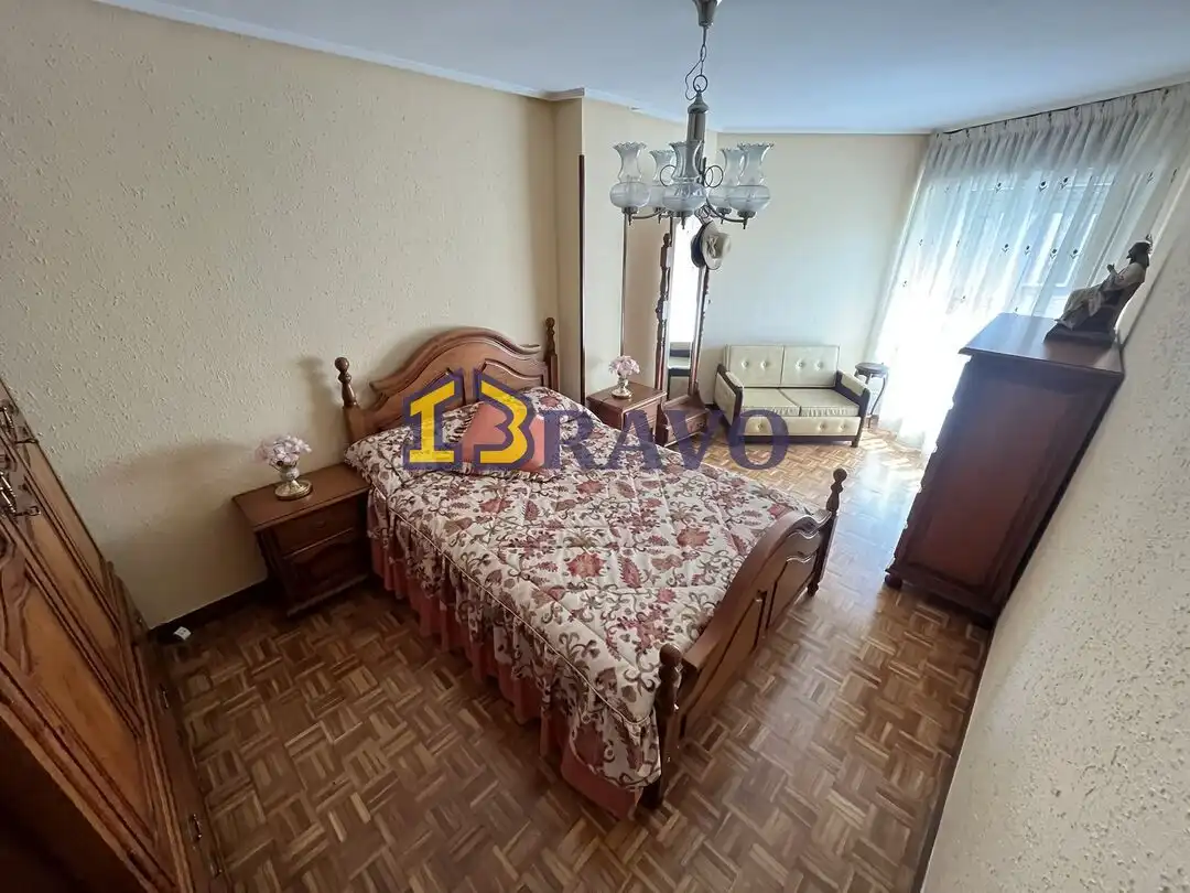 Bedroom of Flat for sale in Medina de Pomar  with Heating, Furnished and Balcony