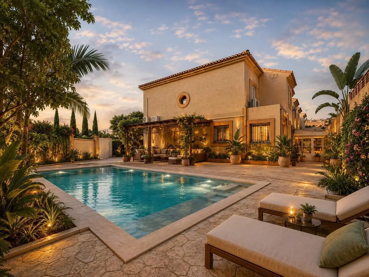 Swimming pool of Duplexes for sale in Almería  with Private garden, Terrace and Storage room