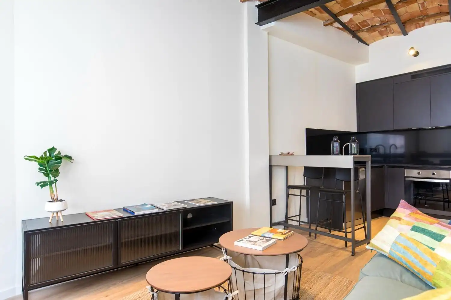 Sala de estar de Piso de alquiler en Zaragoza con Aire acondicionado, Calefacción y Parquet