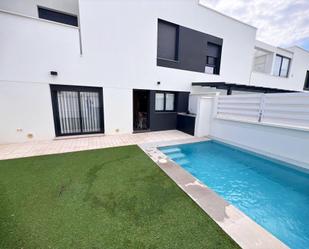 Swimming pool of House or chalet for sale in  Almería Capital  with Air Conditioner, Heating and Private garden