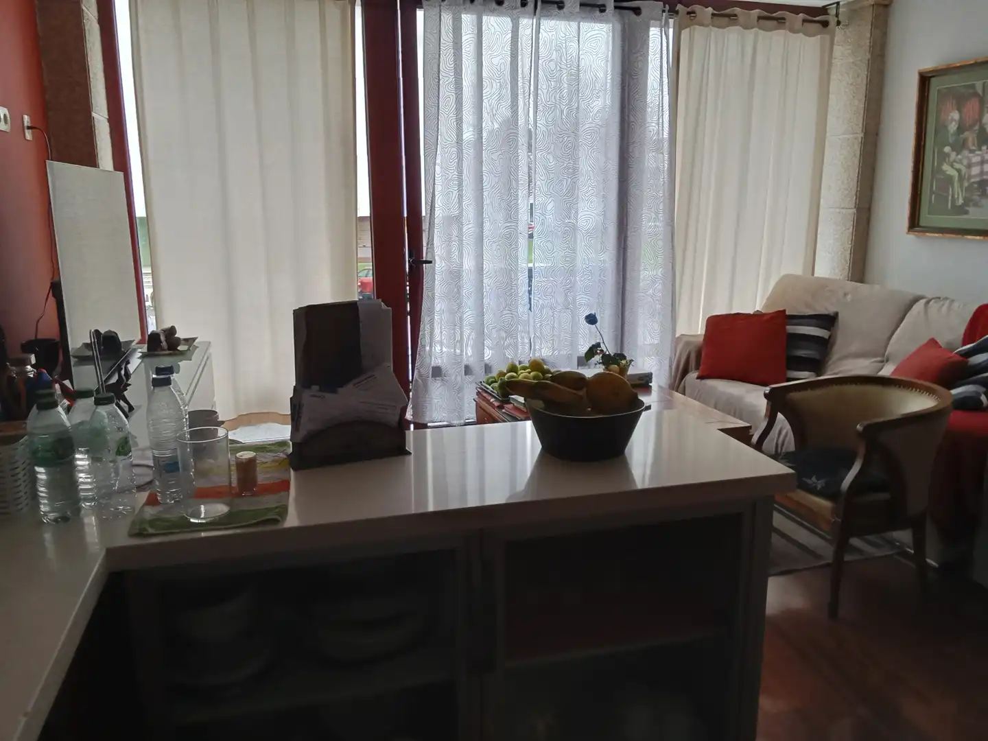 Sala d'estar de Casa o xalet en venda en Ferrol amb Moblat