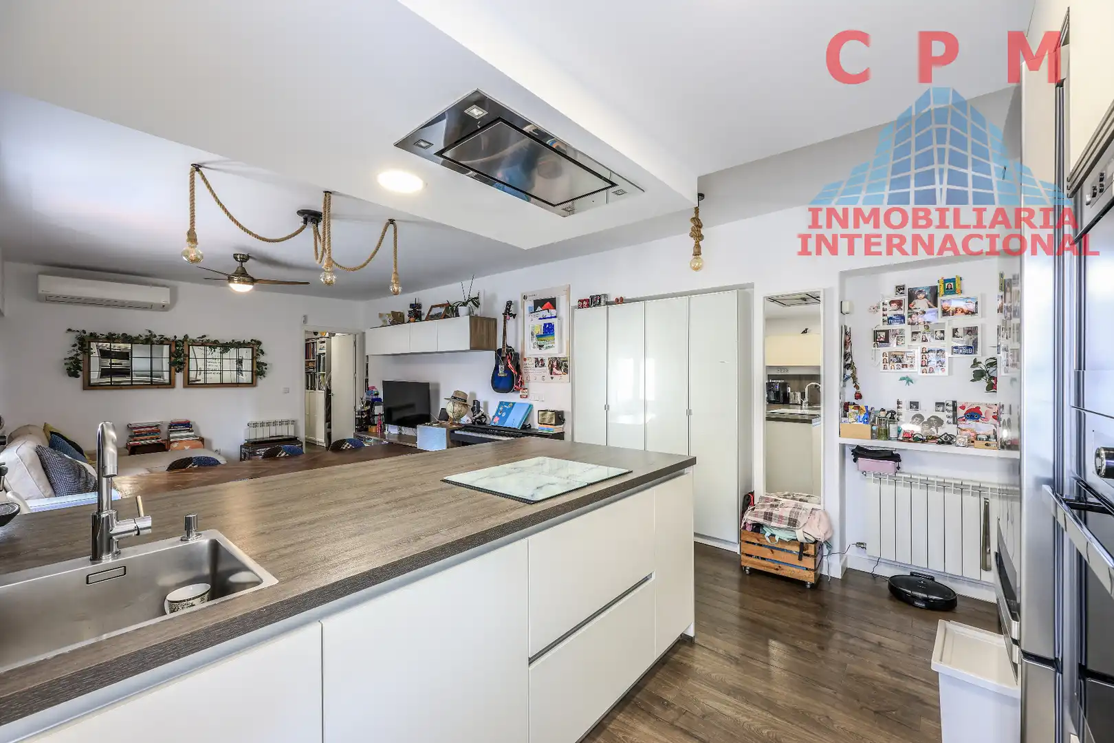 Küche von Wohnung zur Miete in Madrid mit Klimaanlage, Heizung und Parkett