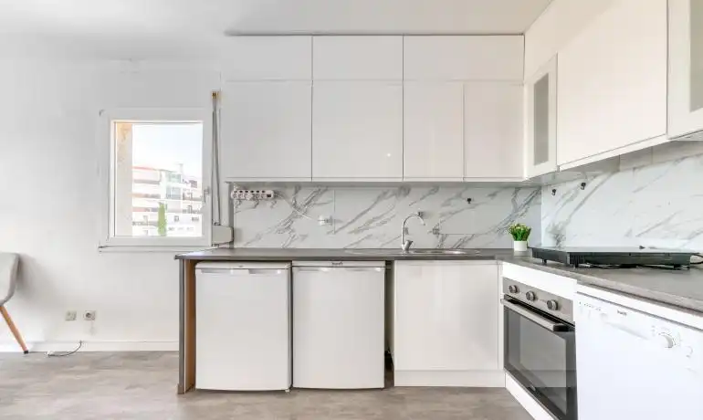 Cocina de Apartamento en venta en Roses con Aire acondicionado, Calefacción y Parquet