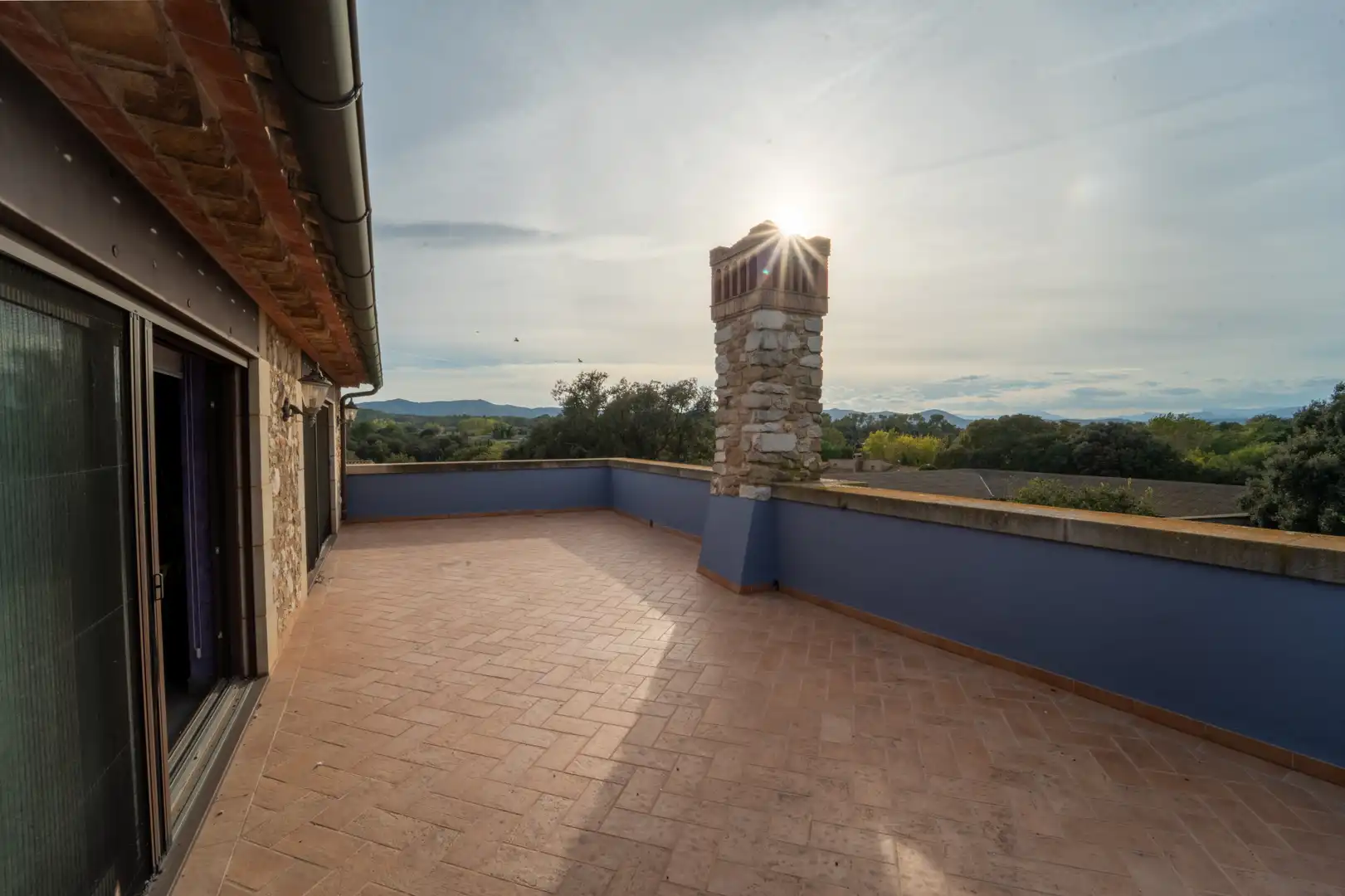 Terraza de Finca rústica en venta en Sant Joan de Mollet con Aire acondicionado, Calefacción y Jardín privado