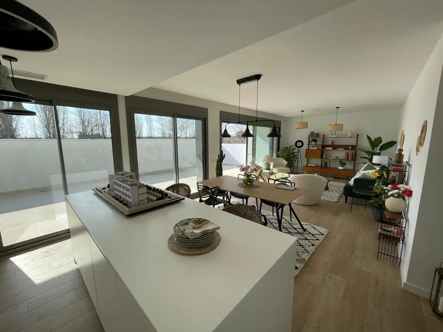 Sala de estar de Piso en venta en Lleida con Aire acondicionado, Jardín privado y Terraza
