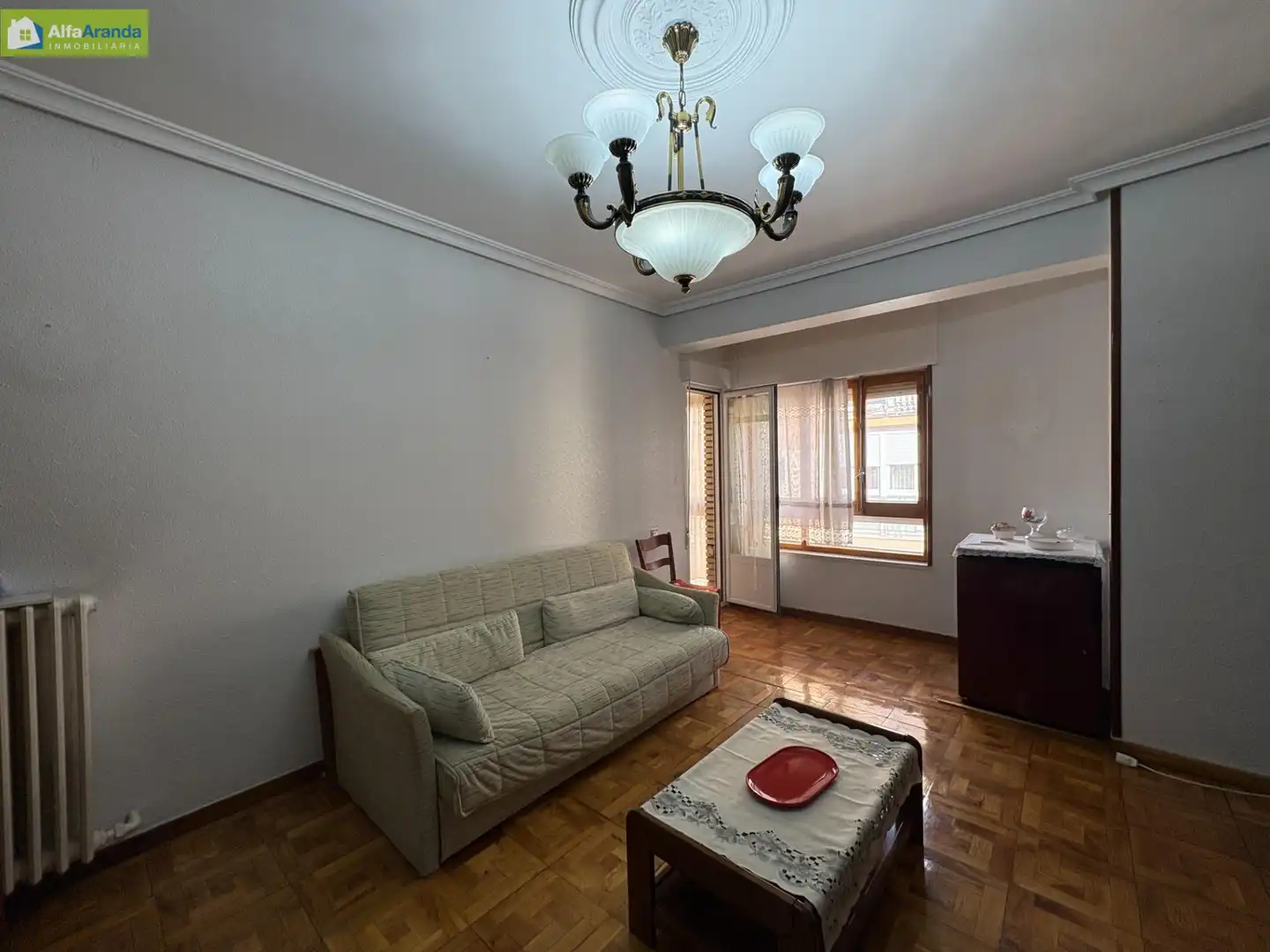 Living room of Flat for rent in Aranda de Duero  with Heating, Storage room and Furnished