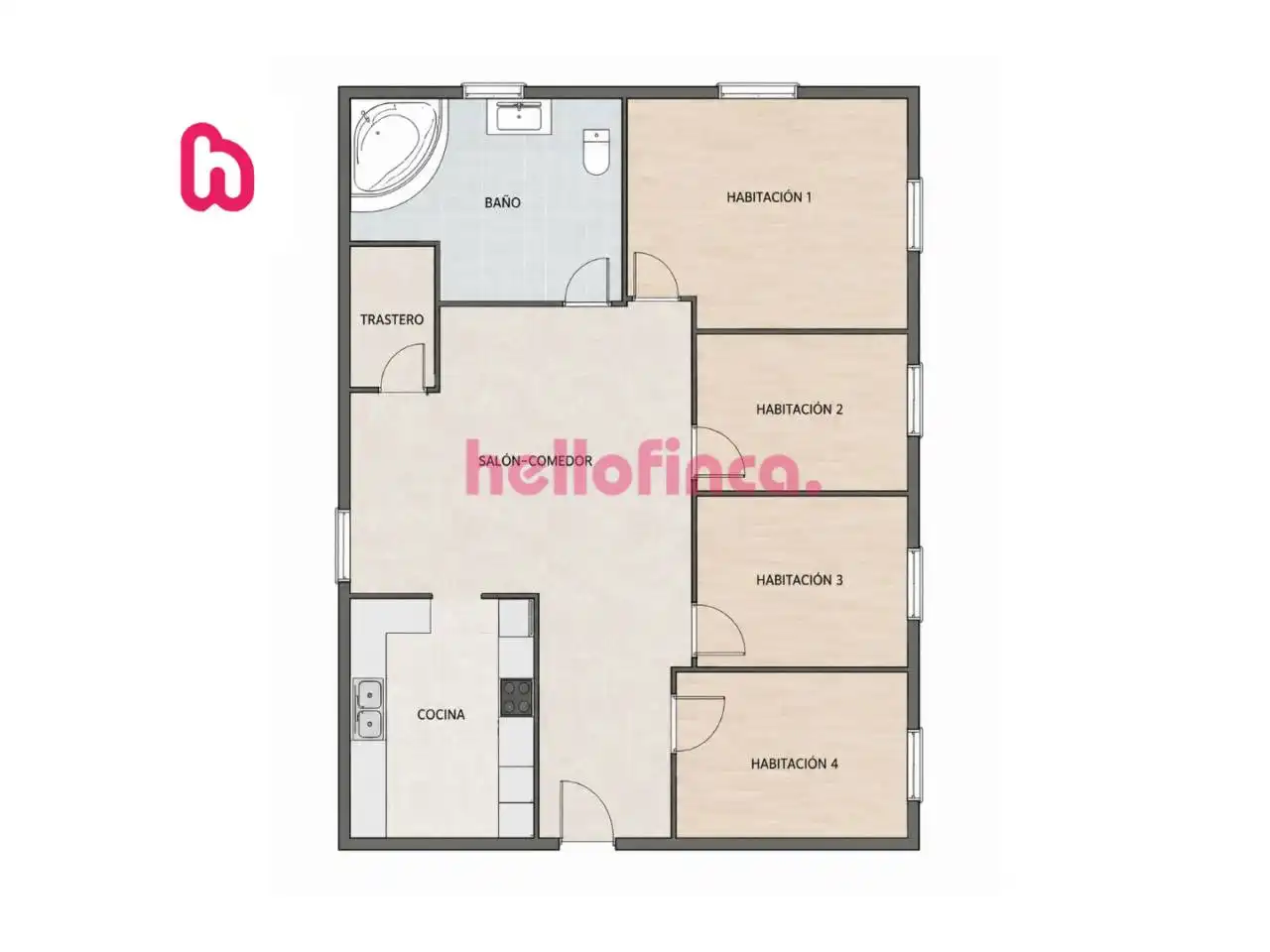 Piso en venta en Terrassa con Trastero y Alarma