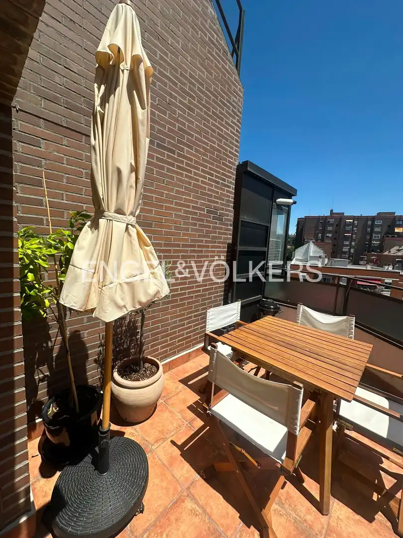 Terrasse von Wohnung zur Miete in Madrid mit Klimaanlage, Heizung und Terrasse