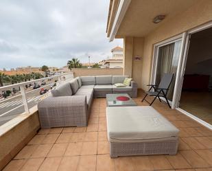 Terrace of Duplex to rent in Orihuela  with Air Conditioner, Heating and Furnished