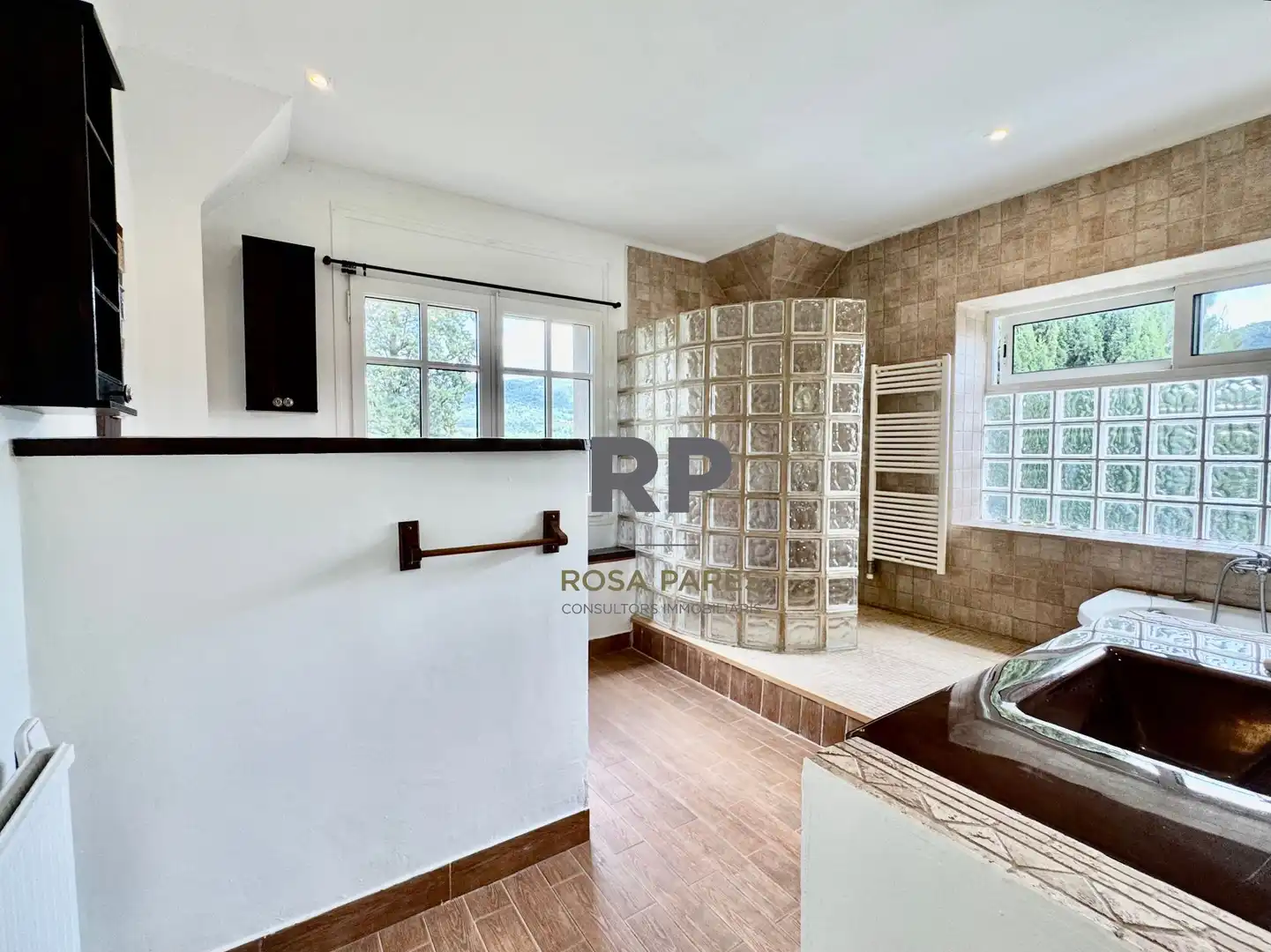 Bathroom of Houses for sale in Sant Martí de Centelles  with Heating, Private garden and Terrace