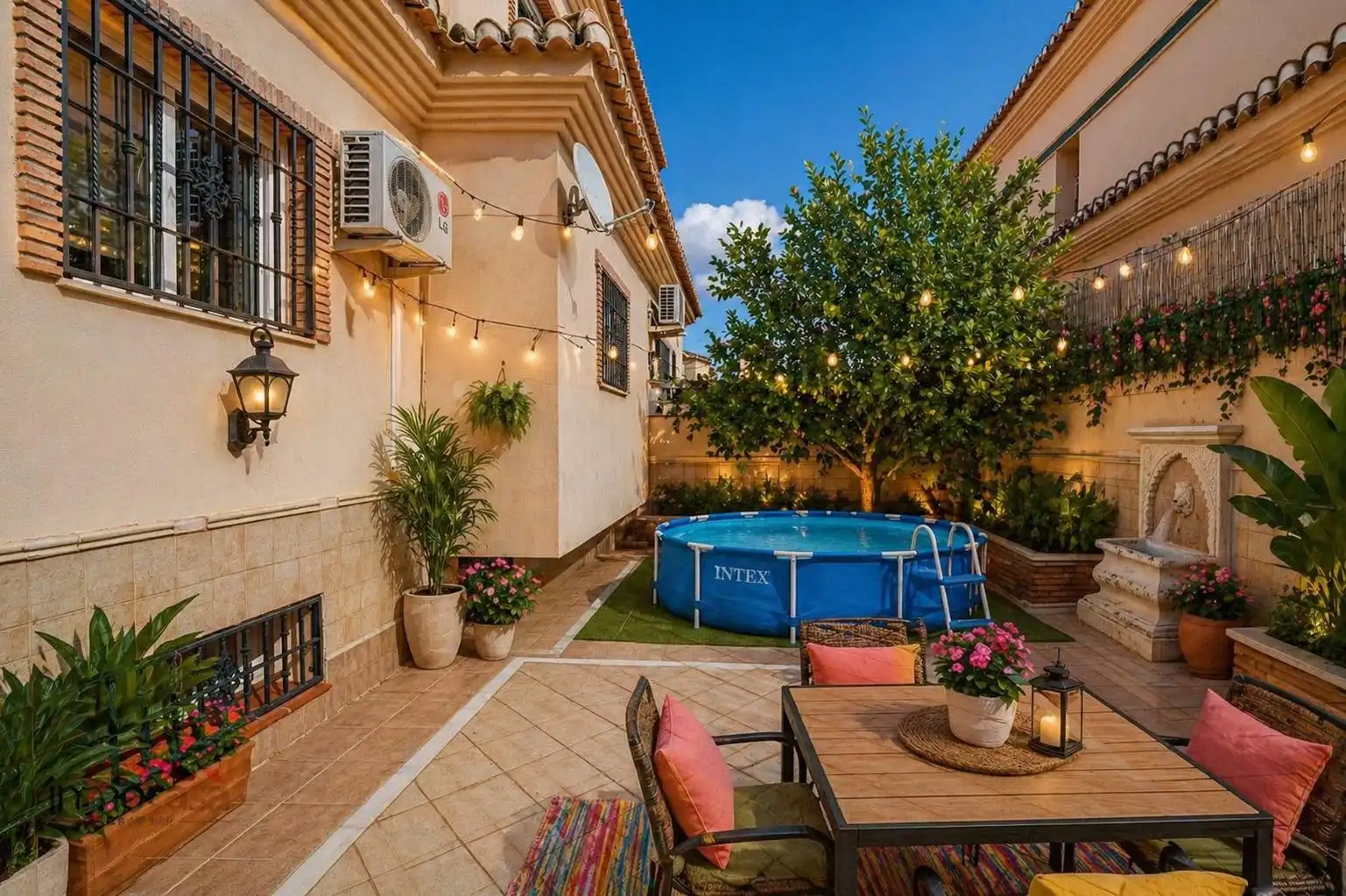 Terraza de Casa adosada en venta en Ogíjares con Calefacción, Amueblado y Balcón