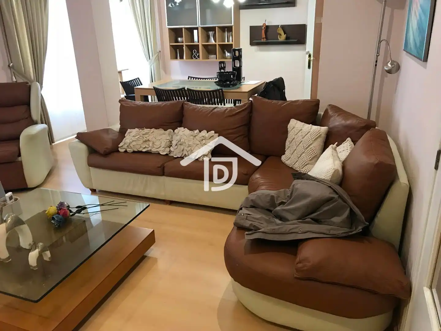 Sala de estar de Piso de alquiler en Paterna con Aire acondicionado, Calefacción y Parquet