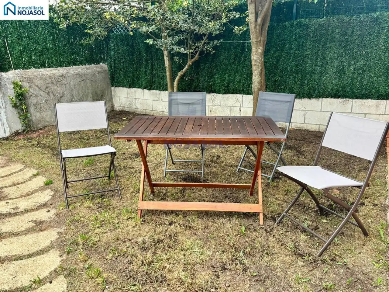 Terraza de Apartamento de alquiler en Noja con Calefacción, Jardín privado y Terraza